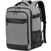 KLOSTAIN Zaino da Viaggio Easyjet 45x36x20 Zaino da Viaggio Aereo Bagaglio a Mano 30L Borsa da Cabina Zaino per Uomo e Donna da Lavoro Viaggio e Trekking Scuola,15.6 Pollici Zaino Porta PC Grigio