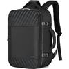 Lekespring Zaino Ryanair 40x20x25 Zaino da Viaggio Aereo Bagaglio a Mano, Zaini Porta PC Uomo Donna con Scomparto Scarpe, Borsa da Cabina per Easyjet Vueling Wizz Air, Lavoro Scuola Trekking, Nero