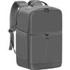 OTAHGK Zaino da Viaggio Sotto il Sedile, Bagaglio a Mano 20L, Zaino per Computer Portatile, Grigio Scuro