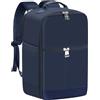 OTAHGK Borse da Cabina 40x20x25 per Ryanair Zaino da Viaggio Sotto il Sedile, Bagaglio a Mano Zaino da Cabina 20L, Zaino per Computer Portatile Piccola Borsa da Viaggio Zaino Travel Viaggio-Blu