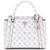 GUESS Eco Erica 2 Compartment Satchel White Logo