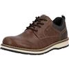 Rieker Scarpe Stringate da Uomo, 38406, Marrone, 42 EU, Marrone, 42 EU