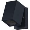 OSRAM ENDURA Classic Cube applique da esterno, nera, GU10