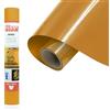 Siser® EasyWeed® Senape, 30cm x 1mt, vinile termotrasferibile termoadesivo per personalizzare i tessuti, hobby creativi, certificato VeganOk e Oeko-Tex standard 100 classe I.