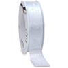 Präsent Nastro di Raso Stampato, Bianco, 25 mm width, 20 m length