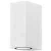 OSRAM ENDURA Classic Square Updown applique da esterno, colore bianco, attacco GU10 (max 35W), compatibile con lampada normale o smart, tipo up/down, grado di protezione IP44