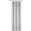 Gardinia Sehlbach Tenda pronta per l'uso con occhielli, Filiran a righe, Grigio, 135 x 245 cm, Tessuto coprente, Fissaggio facile, Certificato Oeko-Tex, Personalizzabili, Design senza tempo
