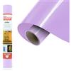 Siser® EasyWeed® Lilac, 30cm x 1mt, vinile termotrasferibile termoadesivo per personalizzare i tessuti, hobby creativi, certificato VeganOk e Oeko-Tex standard 100 classe I.