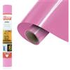Siser® EasyWeed® Rosa, 30cm x 1mt, vinile termotrasferibile termoadesivo per personalizzare i tessuti, hobby creativi, certificato VeganOk e Oeko-Tex standard 100 classe I.