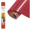 Siser® EasyWeed® Rosso, 30cm x 1mt, vinile termotrasferibile termoadesivo per personalizzare i tessuti, hobby creativi, certificato VeganOk e Oeko-Tex standard 100 classe I.