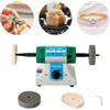 POOIQX Lucidatrice, Rettificatrice for tornio da tavolo, Tavolo for lucidatura di giada in metallo for gioielli Motore di lucidatura regolabile a velocità variabile ,Precisione operativa