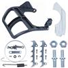 UYTGFO Adatto for Stihl MS250 MS230 MS210 025 023 021 Motosega Giardino Tagliaerba Accessori Protezione mano Fascia freno Copertura di riparazione Kit cane da abbattimento