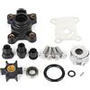 Yosoo Kit di Riparazione della Girante della Pompa Dell'acqua, Kit di Riparazione della Pompa Dell'acqua della Girante di Ricambio per Johnson/Evinrude 9.9hp / 15hp 394711 0394711 per Kit di Riparazione del
