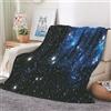 EHOMERY Coperte King Size Lenzuola Matrimoniali di Flanella in Offerta Coperte Divano Coperta Morbida Letto Singolo Cielo Stellato Paesaggio Coperta per Ospitare Nero 200x150cm