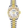 Stührling Orologio da donna Stuhrling Original - Bracciale in acciaio inossidabile con maglie, movimento al quarzo, analogico, quadrante in madreperla con data - Collezione di orologi da donna eleganti e casual