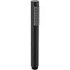 Drenky Doccetta Per Doccia Nero Acciaio Inossidabile 304, Rotondo Soffione Doccia Alta Pressione Risparmio Idrico Doccino Risparmio Idrico Con 48 Fori In Silicone, Doccetta Per Bagno
