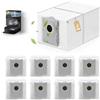 RongZy 8 Pezzi Sacchetti per la Polvere per Ecovacs Deebot X8 PRO Omni/X8 OMNI/T80 OMNI/X9 PRO Omni/T50 PRO Omni/T50 MAX PRO Omni/T50 Omni/T30C Pro Aspirapolvere Accessori (Contiene Carbone Attivo)