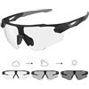 X-TIGER Fotocromatici Occhiali Ciclismo Uomo Donna Sportivi Anti-UV 400 Lenti Trasparenti Bici MTB