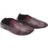 Akdam Pantofole unisex in vera pelle bordeaux - comode pantofole Babouches per la casa, bordeaux, 41 EU