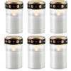 Mitening Lumino Elettrico LED Per Cimitero, Lumini LED Batteria (Pilole Non Inclusi)