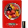 Geepen Bilancia da Cucina Digitale, 5 kg/11 LB, Bilancia per Cucina Elettronica ad Alta Precisione Smart Digitale/Funzione Tare Speciale Colore Impermeabile Bilanci per Farina tè Chicchi di caffè
