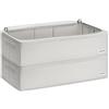 4CONVY contenitori per riporre sotto il Letto per Vestiti, Trapunte - Scatole per Armadio Rigide con Cerniera - [2024 MATERIALE AGGIORNATO] - Organizzatore con Struttura in Metallo Pieghevole - 2x68L