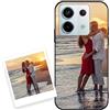 Sunrive Personalizzate Cover compatibile con Xiaomi Redmi Note 12 Pro (5G) personalizzabile con Foto Testi Frase Logo e Grafiche Personalizzata, assorbimento degli urti morbido TPU trasparente