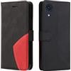 Fatcatparadise Cover per Samsung Galaxy A03 Core,Flip Caso in PU Pelle Case Cover Libro Portafoglio Protettiva Custodia con TPU Sottile Antiurto,[Kickstand][Slot per Schede][Chiusura Magnetica] (Nero)