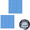 Cerioll Pad Termico in Silicone, Pad Termico 100x100 Pad Termico per CPU, Cuscinetto in Silicone Conduttivo Termico, Pad di Conducibilità Termica in Silicone, (1,0mm/2mm), 2 Pezzi