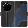 BoxTii Cover per Honor Magic7 PRO 5G, Custodia in PU Pelle Portafoglio, Magnetica Flip Cover a Libro con Slot per Schede per Honor Magic7 PRO 5G, Nero