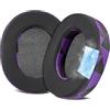 SOULWIT Cuscinetti Auricolari in Gel rinfrescante di Ricambio per SteelSeries Arctis 1/3/5/Arctis 7/7+/7P/7P+/7X/7X+/9/9X/Pro/Prime(Do Not Fit Any Arctis Nova), Con Schiuma Antirumore