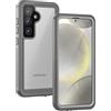 Focusor Cover per Samsung Galaxy S24 Impermeabile Antiurto Resistente,Gray