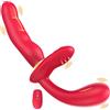 DRAGOSTI Strap-On Con Vibratore Senza Spalline, Vibratore Indossabile Con Doppio Lato Staccabile, Stimolatore Del Clitoride E Del Punto G Giocattoli Sessuali Per Coppie Lesbiche, Giocattolo Per Adulti