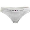 Tommy Hilfiger Perizoma Donna Print Tanga, Bianco (Ctb Grid Check Ivory), L