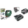 Bosch Home and Garden Bosch UniversalSaw 18V-100 + Kit batteria di avviamento 18V