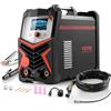 VEVOR Saldatrice TIG in Alluminio da 225 A (Ampio Display LED) - TIG AC/TIG DC/TIG Pulsato AC/TIG Pulsato DC/TIG a Punti/MMA (Stick), Saldatrice a Doppia Tensione 110/220 V con Inverter IGBT