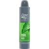 Dove Men + Care Dove Men+Care Advanced Extra Fresh Anti-traspirante Deodorante Spray con tecnologia a tripla azione e ¼ di crema idratante per 72 ore di protezione da sudore e odori 200 ml, la confezione può variare