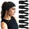DRESHOW 6 Pezzi Donna Fasce per Capelli da Yoga Allenamento Sportivo Fasce per Capelli Accessorio per Capelli Carino