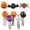 HORREX 8 Pezzi Lanterne Halloween, Lanterna Halloween Decorazioni Lanterna di Carta Appesi, Decorazione Zucche, Lucine Lanter Pipistrelli per Festa Giardino Camera da Letto Decorazione Bar
