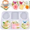 ZGDYi Sottobicchieri stampi per resina,6 Cavità Stampo in Silicone per Resina Epossidica,DIY stampi per resina,Ottagonale,rotondo,quadrato stampo silicone resina,Artigianato Fai da Te,Decorazione della casa