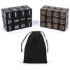BOXOB 48pz Dadi Segnalini Abilità e Parole Chiave, Segnalini Bonus Statistiche Creature Acrilico Set Dadi D6 con Sacchetto Velluto Giochi Carte MTG TCG Accessori Gioco Tavolo