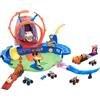 Hot Wheels - Playset Monster Trucks Arena Vulcano con Luci, Suoni e 2 Veicoli e 2 Lanciatori, Giocattolo per Bambini 4+Anni, GYL14