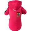 Izefia Felpa con Cappuccio per Cani Abbigliamento Abbigliamento in Pile Maglione per Cani Felpa Invernale in Cotone Caldo Felpa con Cappuccio per Cani di Piccola Taglia Carmine XXL