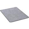 VEVOR Tappetino per Sedia 1225 x 915 mm Tappeto Sedia Ufficio per Pavimenti Duri, Protezione per Sedie a Rotelle, Superficie in Velluto a Coste, Antiscivolo e Facile Pulire, Ufficio Domestico, Grigio