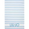 Liu Jo Telo mare fantasie righe 145X100 VA5198 T0300 blue moon