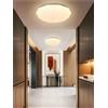 Kovalmax® Plafoniera led luce calda lampadario da soffitto 18 watt stile moderno c0218c