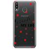 Babaco ERT GROUP custodia per cellulare per Samsung M20 originale e con licenza ufficiale, modello Positive vibes 006 adattato in modo ottimale alla forma dello smartphone, parzialmente trasparente
