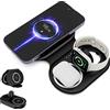 SUTOUG Mag-Safe - Stazione di ricarica wireless 3 in 1, con adattatore AC da 18 W, compatibile con iPhone 15/14/13/12 Pro Max Plus, Flodable da viaggio per Apple Watch e Air Pods