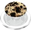 Generic Nero e Bianco Tortoiseshell Pattern Astratto Elegante PopSockets PopGrip per MagSafe
