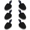MTS care LISA Basic Velour rotondo misura 37-41 - Tenditori per scarpe da donna in gommapiuma, set da 3 paia di estensori per scarpe mantiene le scarpe in forma, vestibilità perfetta e freschezza,